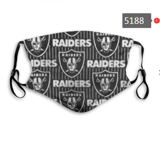 NFL Oakland Raiders #8 Dust mask with filter